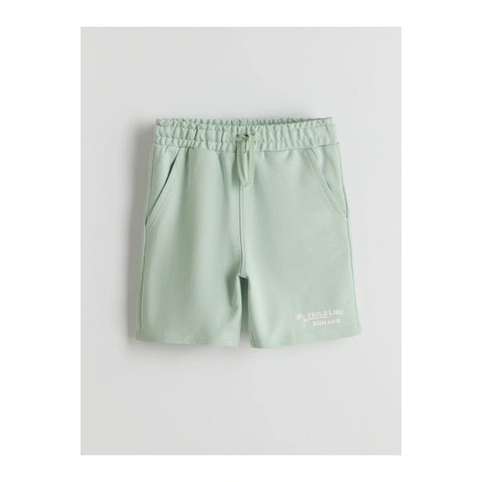 Beli Lastikli Erkek Çocuk Şort