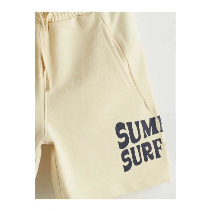 Beli Lastikli Erkek Çocuk Şort