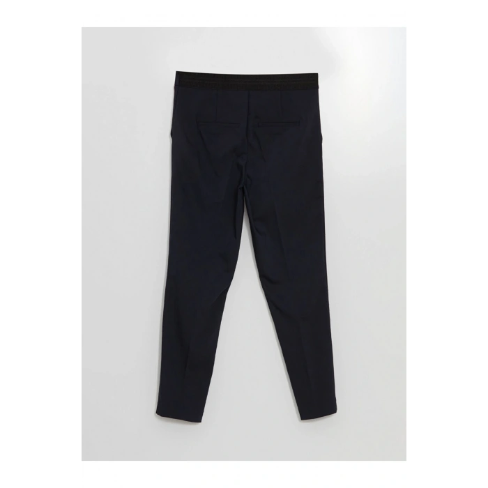 Beli Lastikli Havuç Kesim Kadın Pantolon