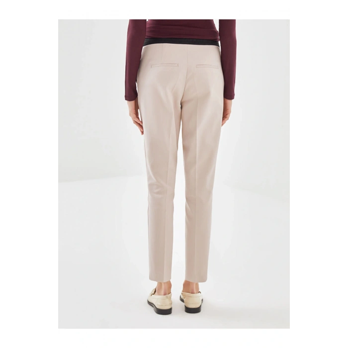 Beli Lastikli Havuç Kesim Kadın Pantolon