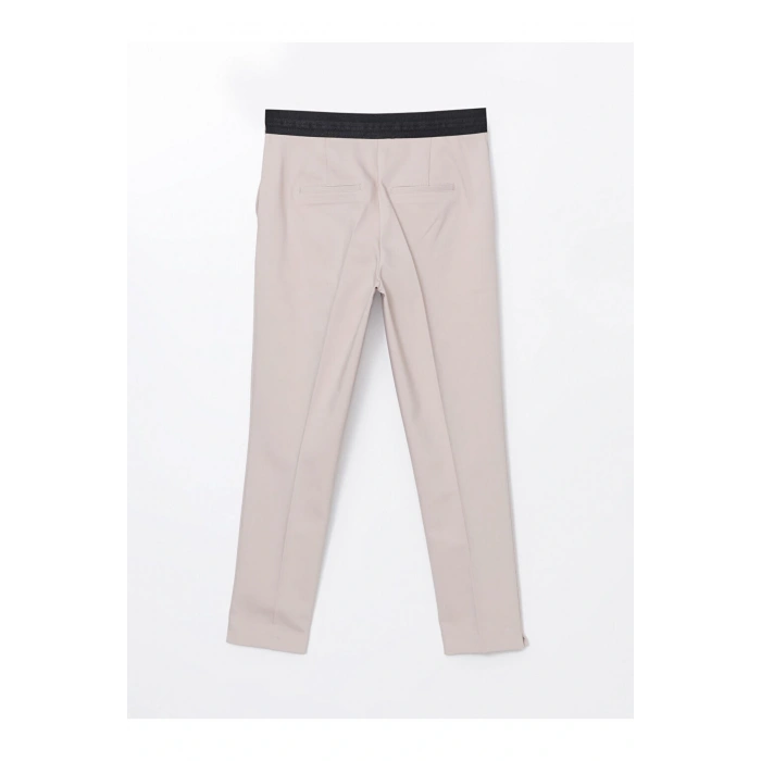 Beli Lastikli Havuç Kesim Kadın Pantolon