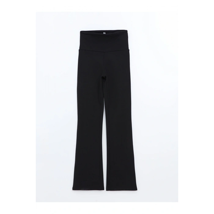 Beli Lastikli İspanyol Paça Kadın Tayt Pantolon