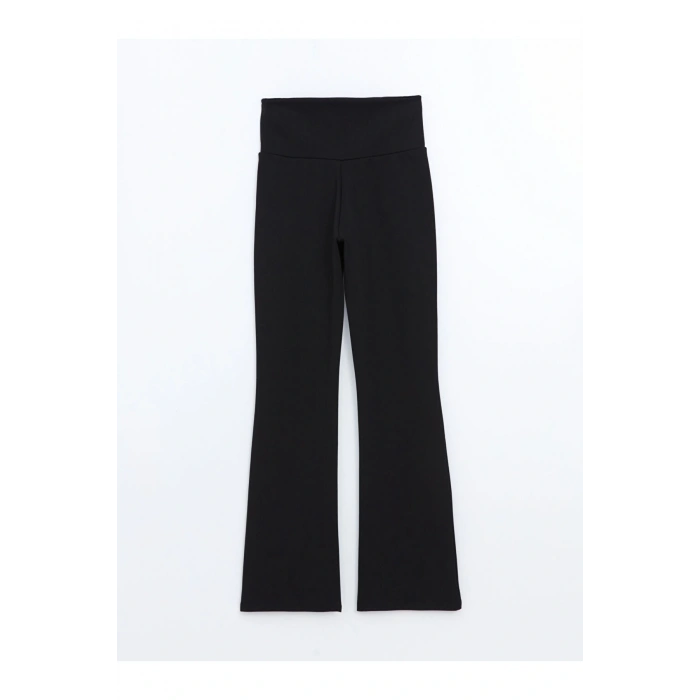 Beli Lastikli İspanyol Paça Kadın Tayt Pantolon