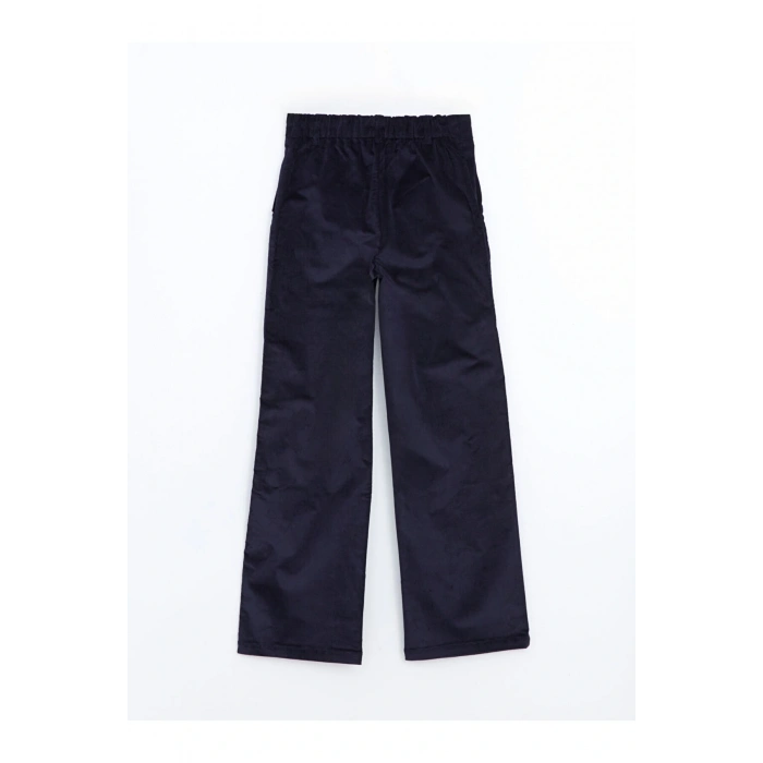 Beli Lastikli Kadife Kadın Pantolon