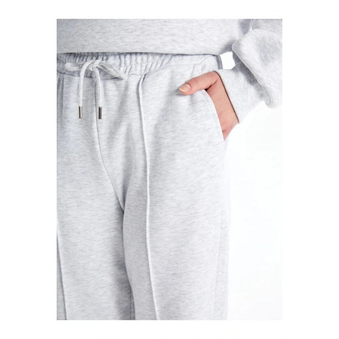 Beli Lastikli Kadın Eşofman Altı