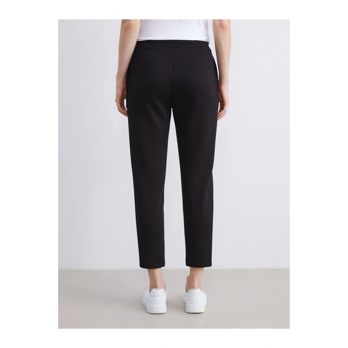 Beli Lastikli Kadın Eşofman Altı