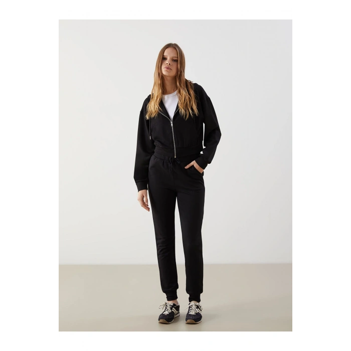 Beli Lastikli Kadın Jogger Eşofman Altı