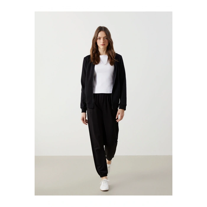 Beli Lastikli Kadın Jogger Eşofman Altı