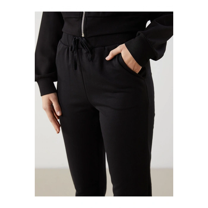 Beli Lastikli Kadın Jogger Eşofman Altı