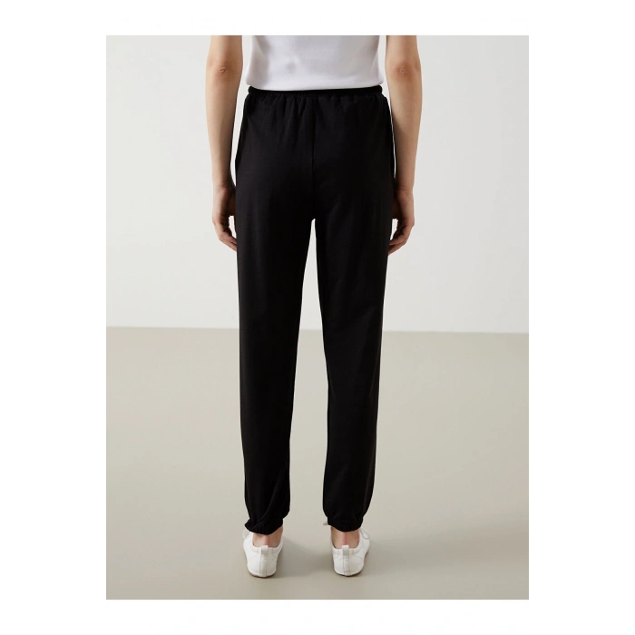 Beli Lastikli Kadın Jogger Eşofman Altı