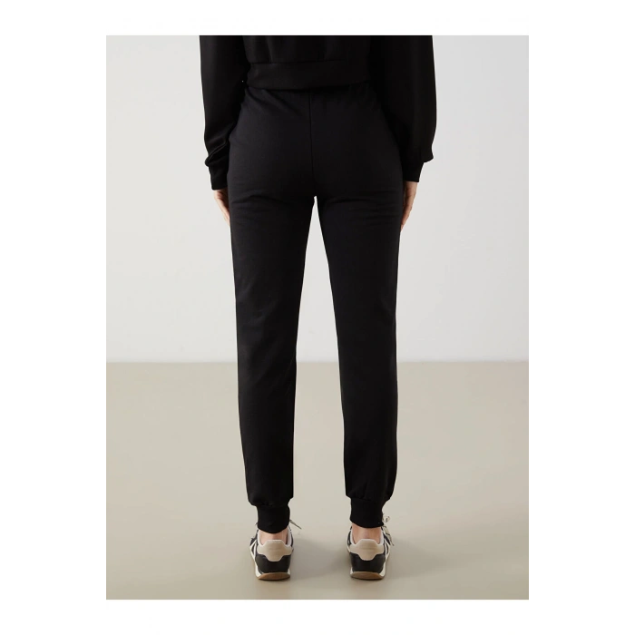 Beli Lastikli Kadın Jogger Eşofman Altı