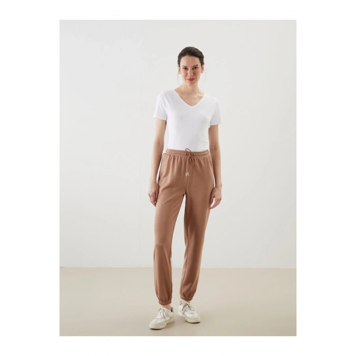 Beli Lastikli Kadın Jogger Eşofman Altı (S5)