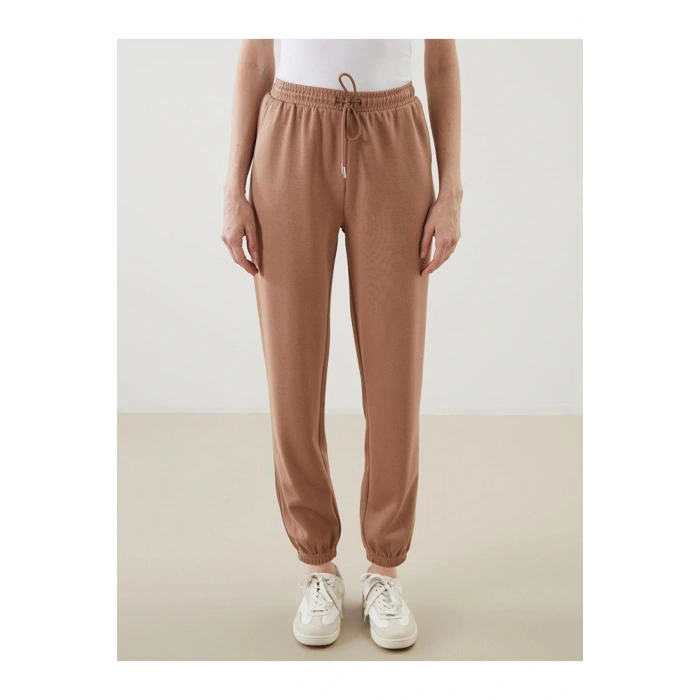 Beli Lastikli Kadın Jogger Eşofman Altı (S5)