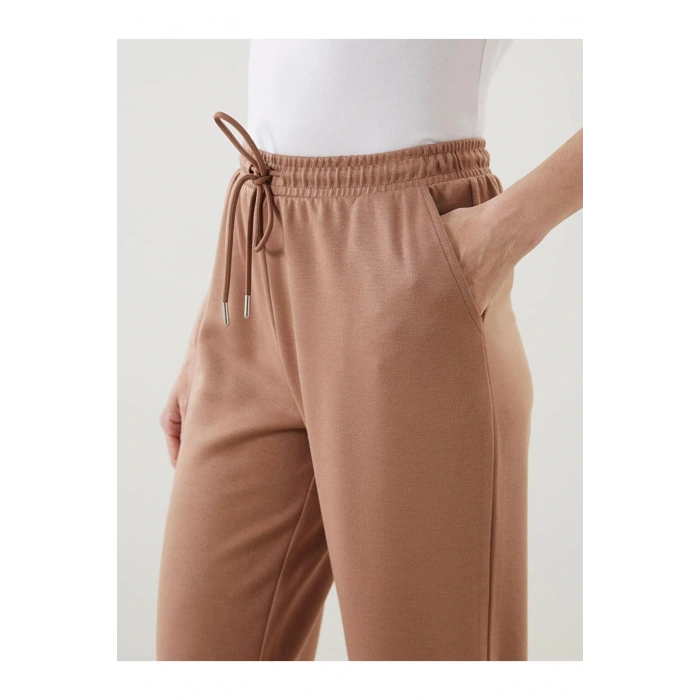 Beli Lastikli Kadın Jogger Eşofman Altı (S5)