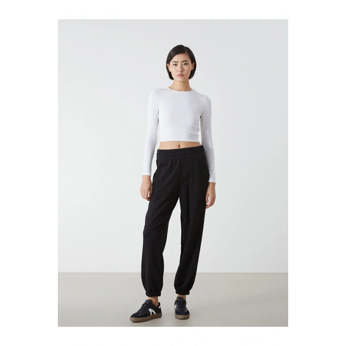 Beli Lastikli Kadin Jogger Esofman Alti - W4DN10Z8