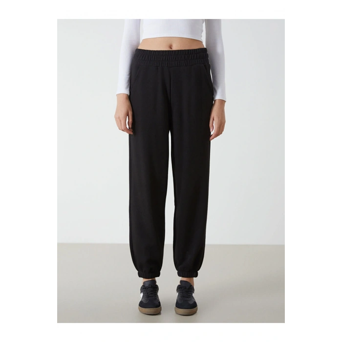 Beli Lastikli Kadin Jogger Esofman Alti - W4DN10Z8