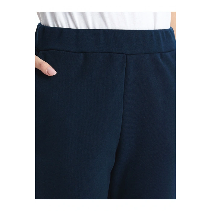 Beli Lastikli Kadın Kalın Eşofman Altı