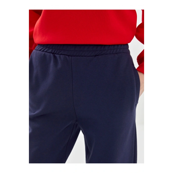 Beli Lastikli Kadın Kalın Jogger Eşofman Altı