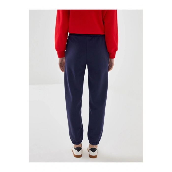 Beli Lastikli Kadın Kalın Jogger Eşofman Altı