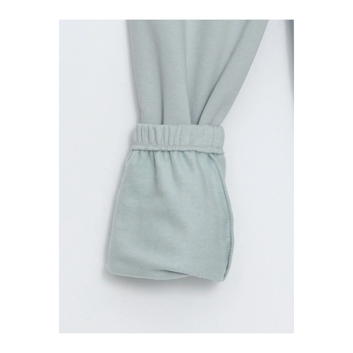 Beli Lastikli Kadın Kalın Jogger Eşofman Altı