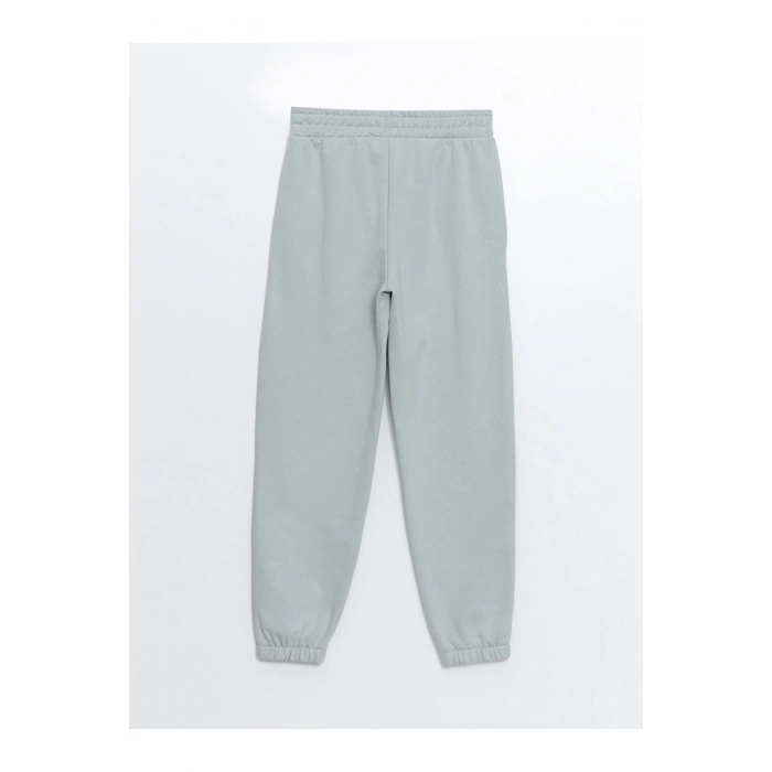 Beli Lastikli Kadın Kalın Jogger Eşofman Altı