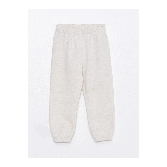 Beli Lastikli Kız Bebek Eşofman Alt