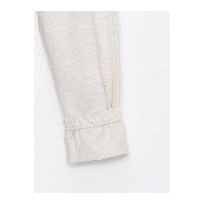 Beli Lastikli Kız Bebek Eşofman Alt