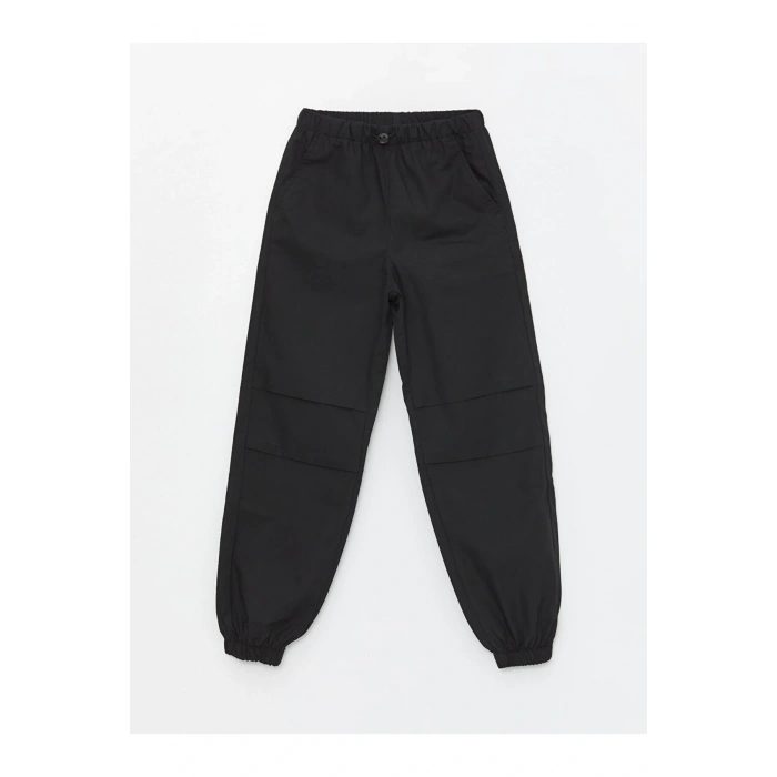 Beli Lastikli Kız Çocuk Jogger Pantolon