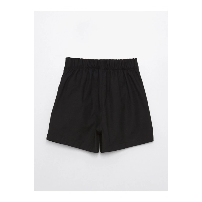 Beli Lastikli Kız Çocuk Şort