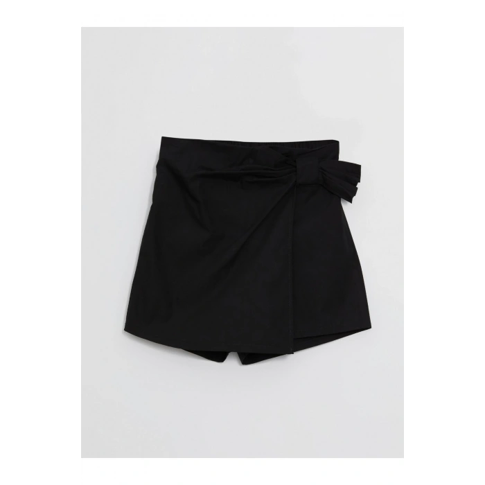 Beli Lastikli Kız Çocuk Şort Etek