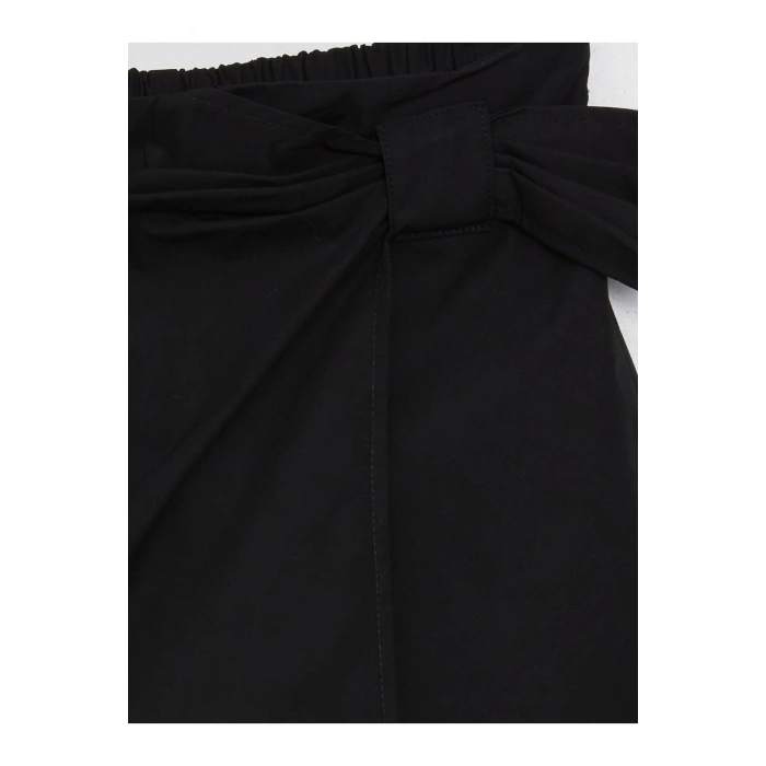 Beli Lastikli Kız Çocuk Şort Etek