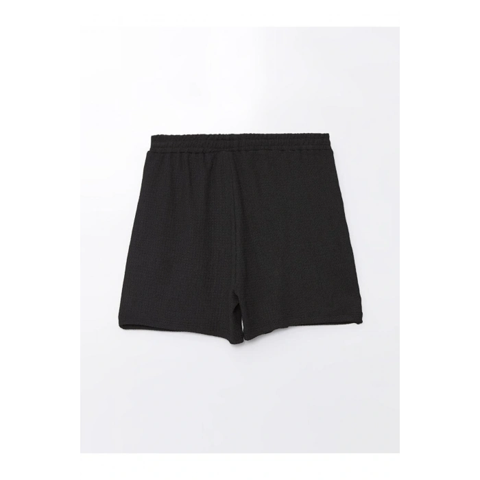 Beli Lastikli Kız Çocuk Şort (S4)