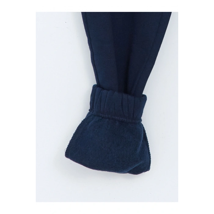 Beli Lastikli Nakışlı Kadın Kalın Jogger Eşofman Altı