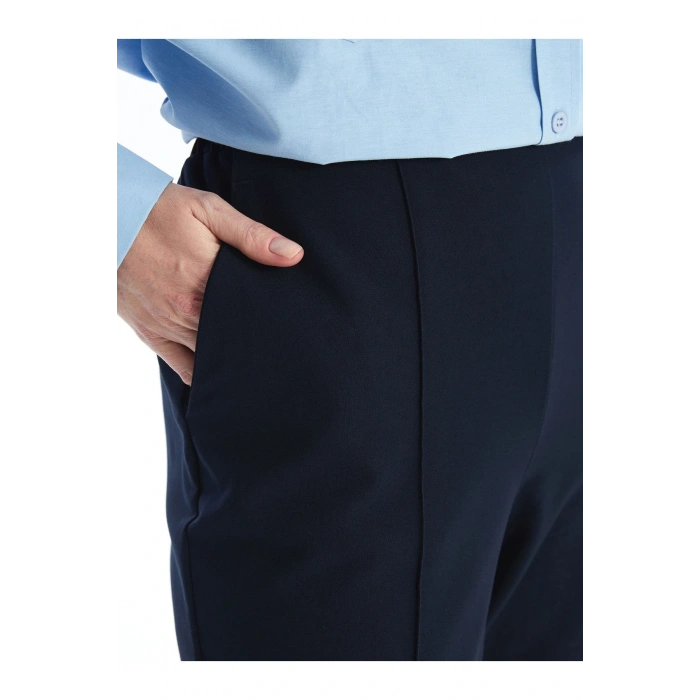 Beli Lastikli Standart Fit Kadın Pantolon