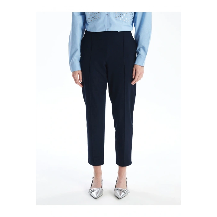 Beli Lastikli Standart Fit Kadın Pantolon