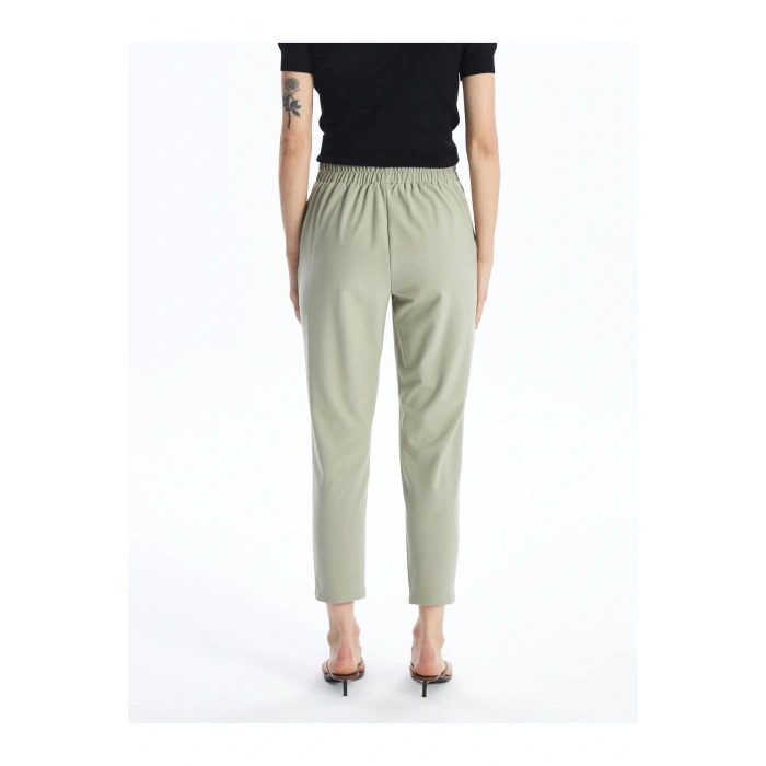 Beli Lastikli Standart Fit Kadın Pantolon