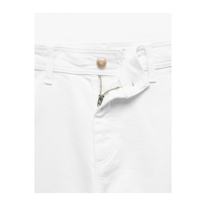 Beyaz Kadın Jean Pantolon 5SAL40007MW