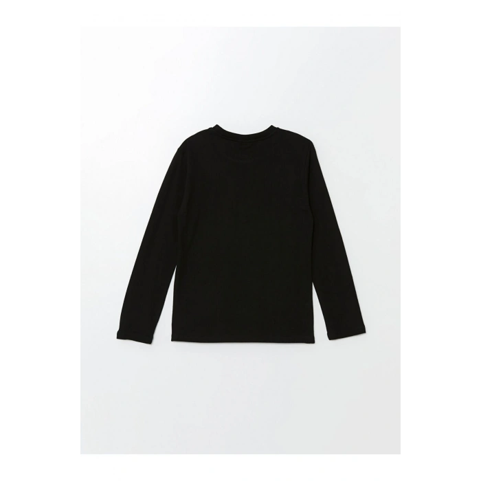 Bisiklet Yaka Ataturk Baskili Erkek Cocuk Tisort - W4AO02Z4