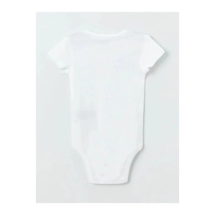 Bisiklet Yaka Basic Erkek Bebek Çıtçıtlı Body 2li