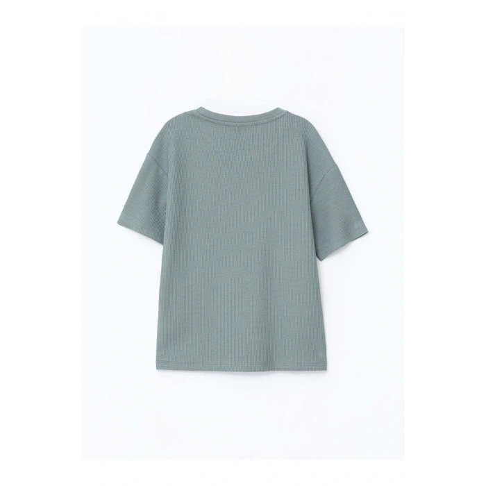 Bisiklet Yaka Basic Kısa Kollu Erkek Çocuk Tişört