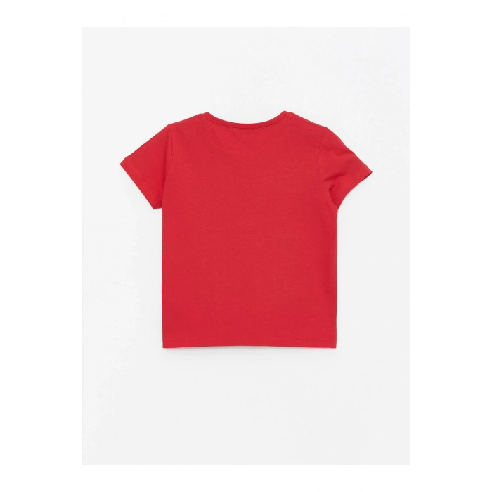 Bisiklet Yaka Basic Kısa Kollu Kız Çocuk Tişört