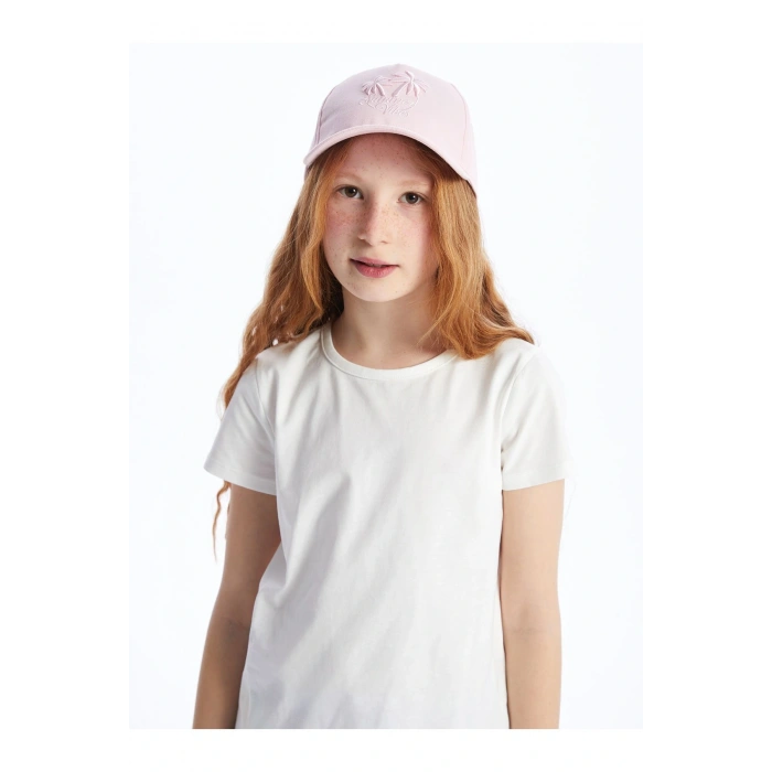 Bisiklet Yaka Basic Kısa Kollu Kız Çocuk Tişört
