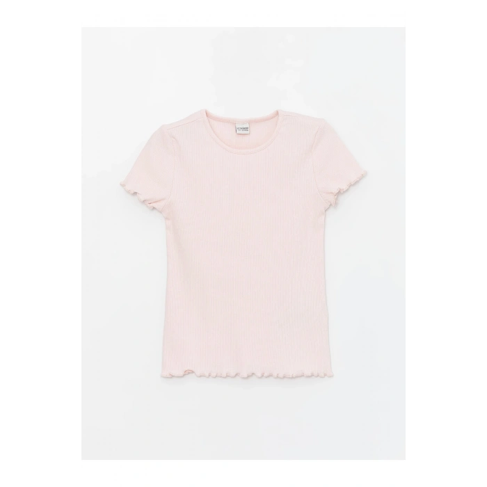 Bisiklet Yaka Basic Kısa Kollu Kız Çocuk Tişört