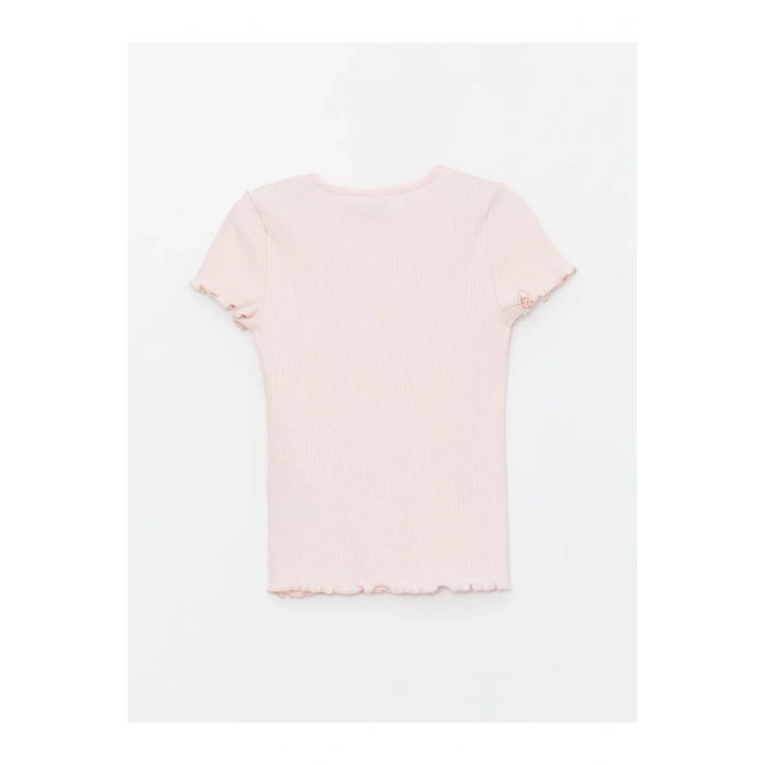 Bisiklet Yaka Basic Kısa Kollu Kız Çocuk Tişört