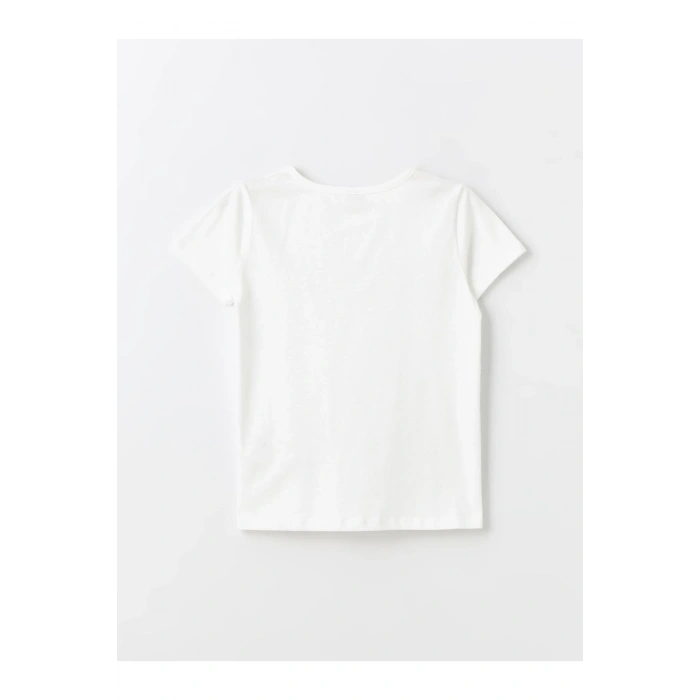 Bisiklet Yaka Basic Kısa Kollu Kız Çocuk Tişört