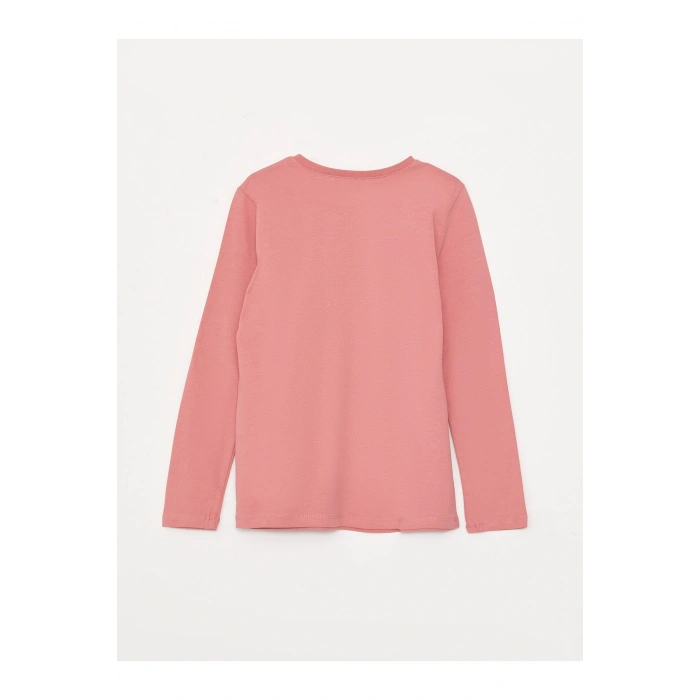 Bisiklet Yaka Basic Uzun Kollu Kız Çocuk Tişört