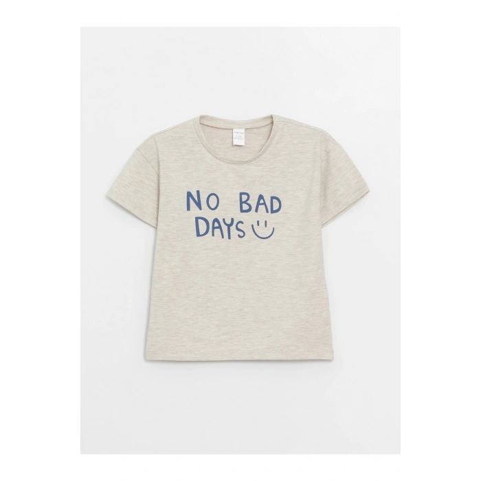 Bisiklet Yaka Baskılı Erkek Bebek Tişört