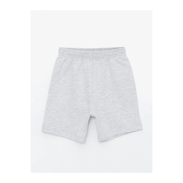 Bisiklet Yaka Baskılı Erkek Bebek Tişört ve Şort 2li Takım