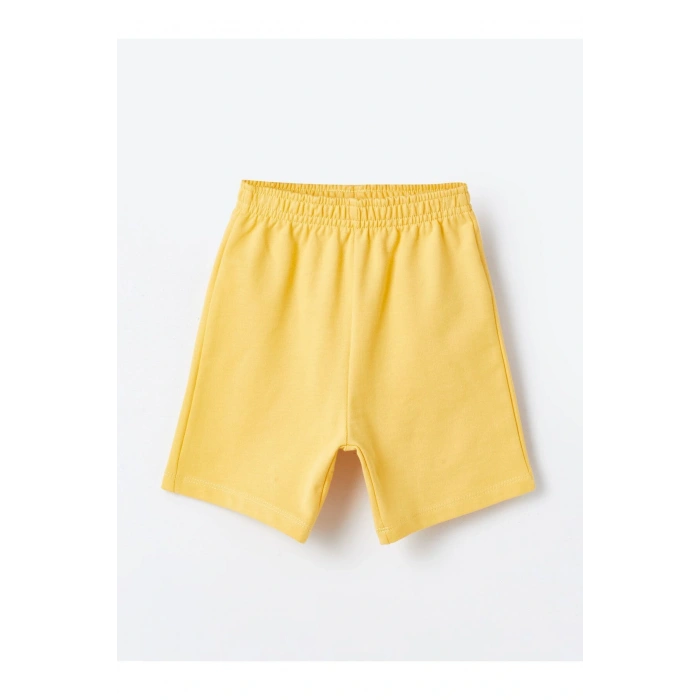 Bisiklet Yaka Baskılı Erkek Bebek Tişört ve Şort 2li Takım