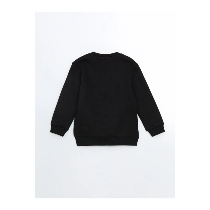 Bisiklet Yaka Baskili Erkek Cocuk Sweatshirt - W4fo10z1